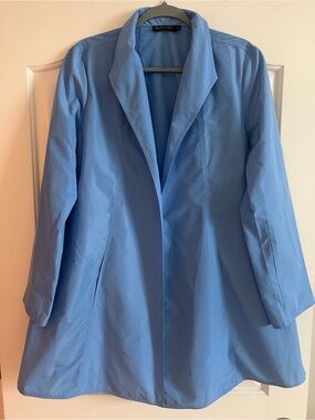 Estelle & Finn Light Blue Women's Swing Style Jacket.